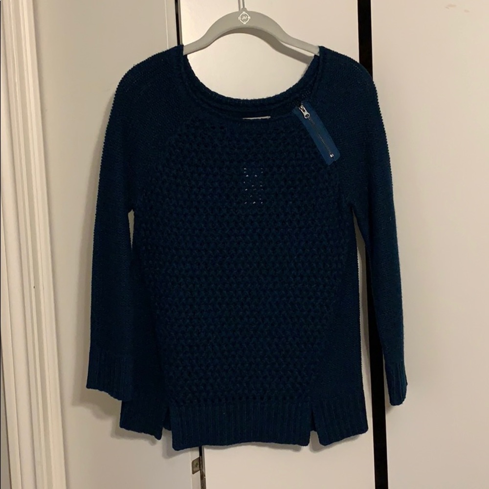 Teal loft sweater